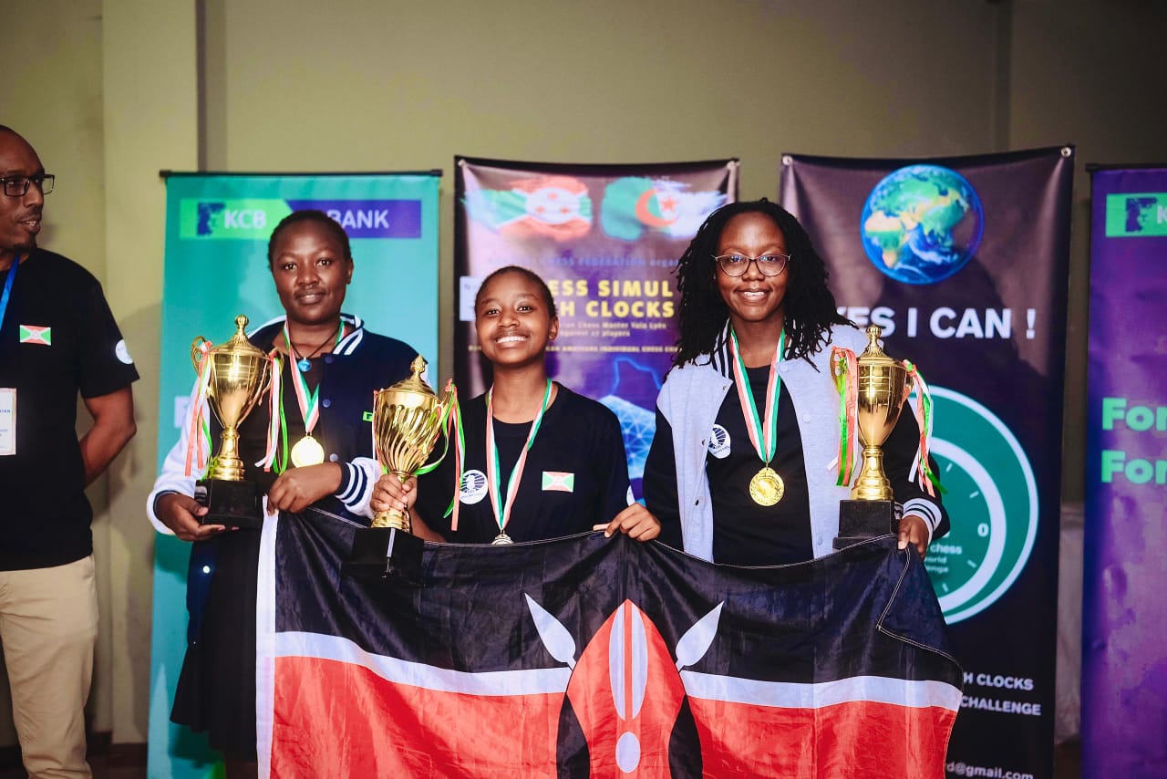 KCB Chess Team Shines at the Continental Tourney in Burundi. 