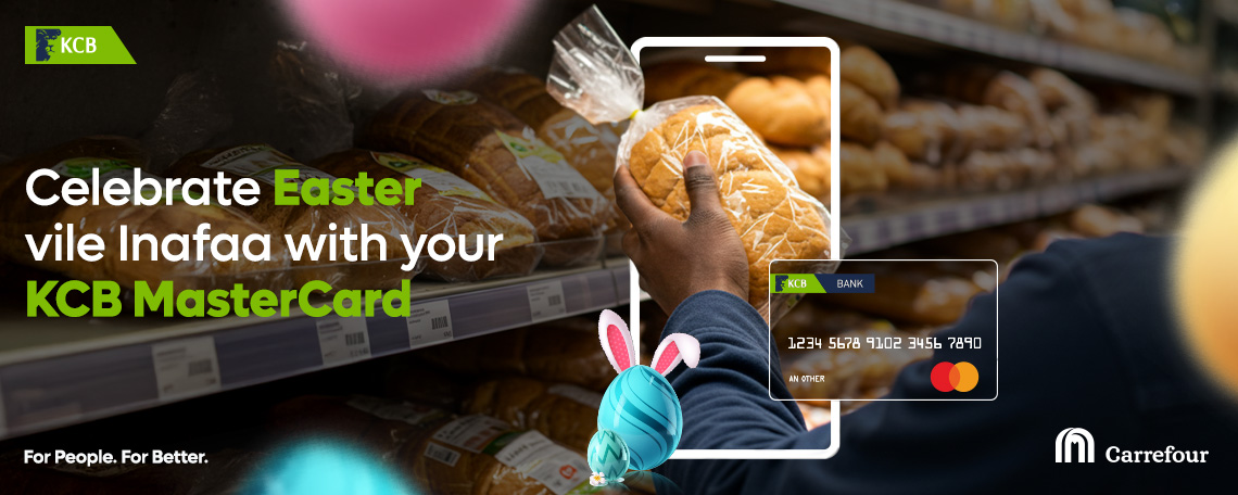 Celebrate Easter with your KCB MasterCard